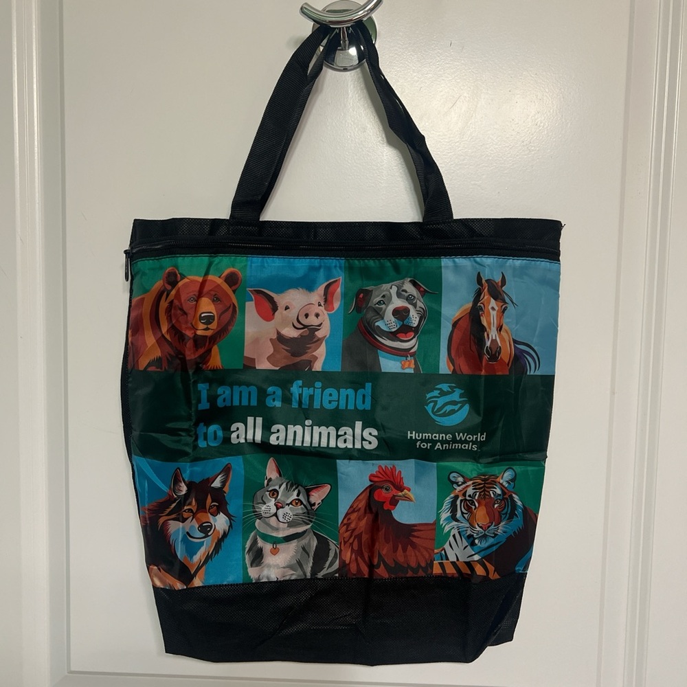 Animal Print Tote Bag NEW